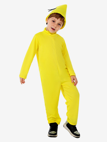 子供用イエロージャンプスーツ ハロウィン カーニバル コスチューム