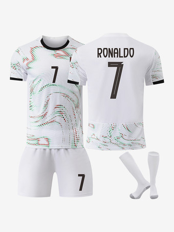 N.725/26 No. 7 Cristiano Ronaldo Maglia da calcio Set 3 pezzi