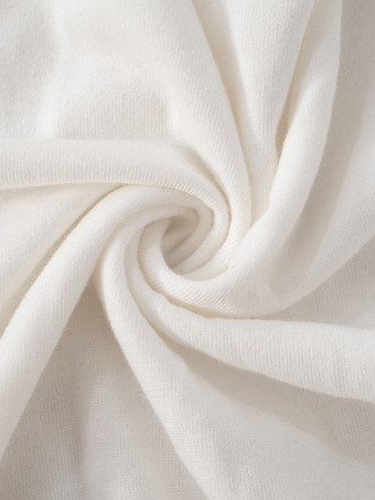 アシンメトリー フリル ヘム クロップトップ ルーシュ ロングスリーブ Tシャツ レディース 2025