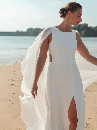 ウェディングベール 1層シフォンカットエッジブライダルベール