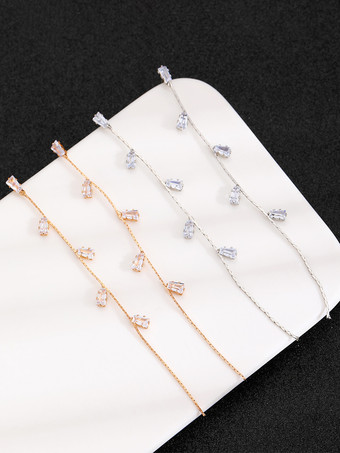 女性のためのクリスタルロングドロップイヤリング 2026