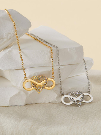 ハート型の繊細な女性用ネックレス 2025