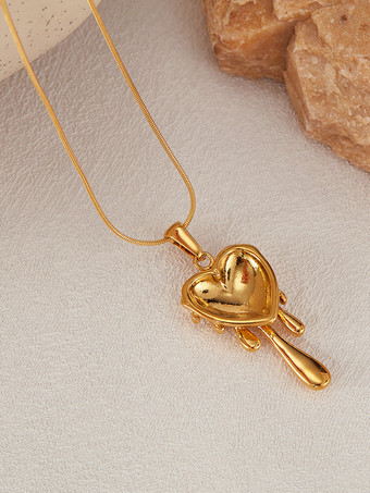 女性のための溶けるハートネックレス 2025