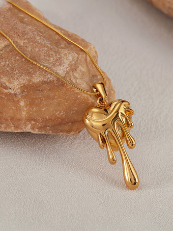 女性のための溶けるハートネックレス 2025