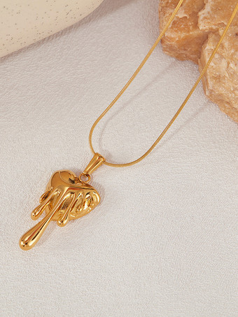 女性のための溶けるハートネックレス 2025