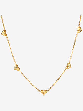 女性のためのハート型ネックレス 2025