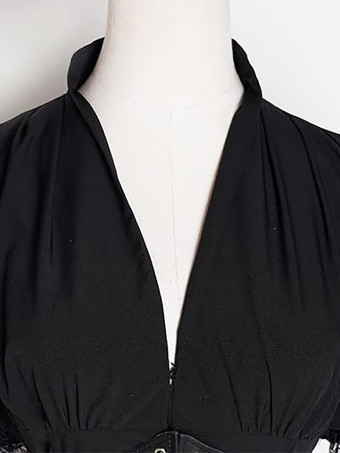 女性用中世ドレス ストライプ 海賊ドレス ゴシック 海賊コスチューム ハイロースカート 3点セット