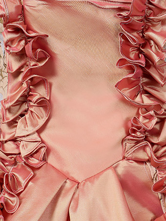 ヴィクトリアンドレス プリーツ マリーアントワネット 花柄 ドレス レディース アート ヴィンテージ コスチューム