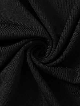 ロングスリーブ ボディコンドレス コントラストカラー ハートネック ミニドレス レディース 2025