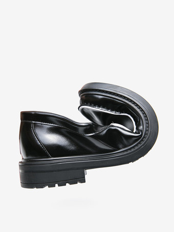 メンズ ペニーローファー プラットフォーム レザーシューズ コンフォート ビジネス ドレス フォーマルシューズ ローファーシューズ