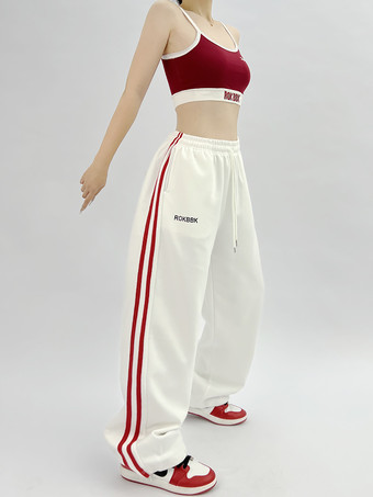 ジャズダンスコスチューム レディース ポリエステル トップパンツ ダンスウェアセット