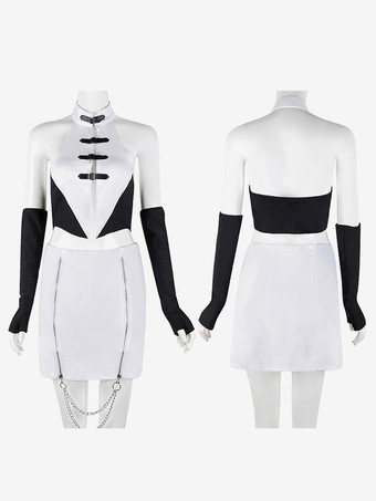 ジャズダンスコスチューム セクシーな女性用ポリエステルダンスウェアセット