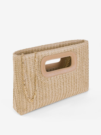 取り外し可能なチェーン付きクロスボディバッグ バケーションストロークラッチバッグ レディース 2025