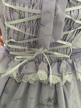 スイートロリータドレスポリエステル半袖ドレスロリータドレスOP