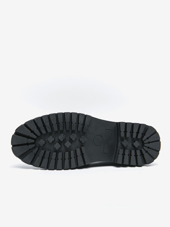 メンズ タッセルローファー プラットフォーム プラスサイズ グリッド スリッポン PU ローファー シューズ 結婚式 プロム用