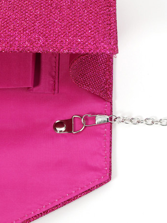 チェーン付きショルダーバッグ 光沢のあるイブニングハンドバッグ 女性用 2025