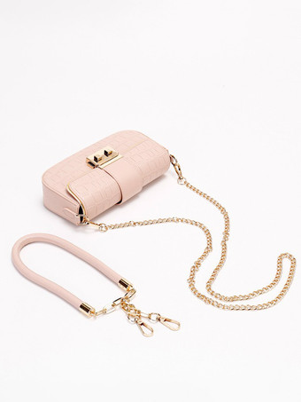 クロコダイル柄ショルダーバッグスクエアフェイクレザーフラップバッグレディース2025