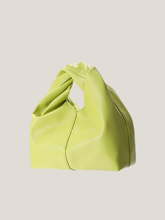 グリーン フェイクレザー ホーボーバッグ クラウドハンドバッグ 女性用 2025