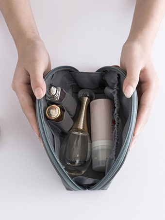 シェル型ナイロンコスメバッグ 防水メイクアップ収納バッグ 女性用 2025