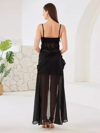 sexy sheer party dresses Tight Mini Party Dress with Sheer Corset