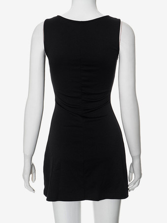 夏用タンクドレス、女性用ベーシックミニドレス 2026