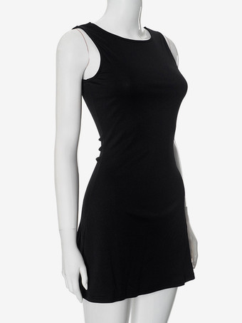 夏用タンクドレス、女性用ベーシックミニドレス 2026