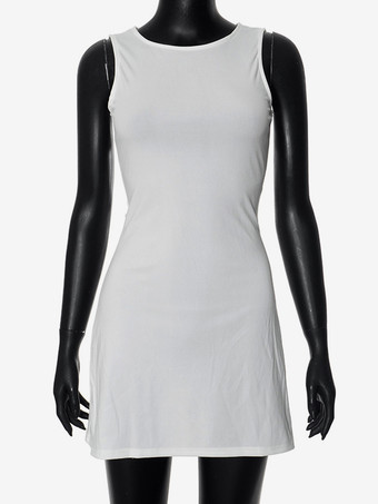 夏用タンクドレス、女性用ベーシックミニドレス 2026