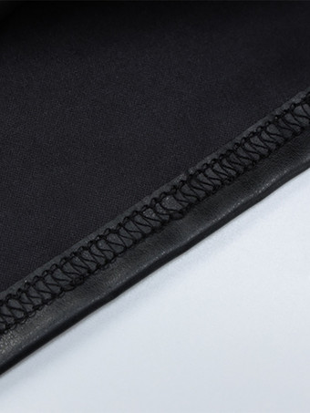 フェイクレザーの2点セット チューブトップとミニスカートの夏服 2025年女性用