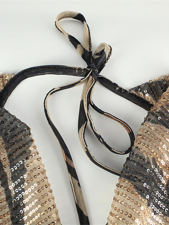 ヒョウ柄マキシドレス Vネック オープンバック セクシー シアー クラブドレス レディース 2025