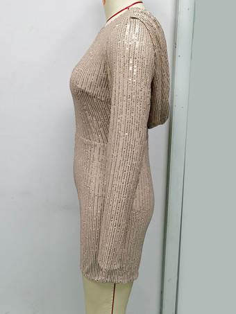 アプリコット スパンコール ロンパース 長袖 クラブウェア レディース 2025