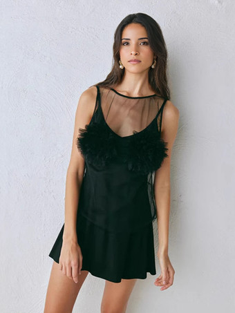 フラワーシアートップ ロングスリーブ メッシュ セクシークラブウェア レディース 2025