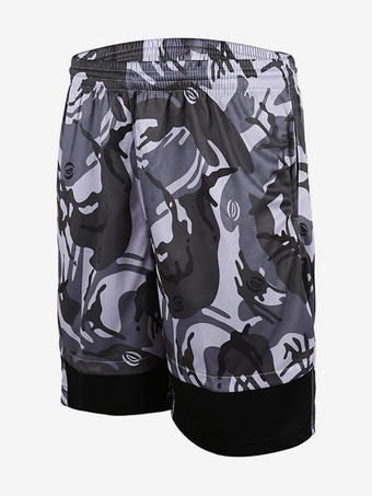 グレイメンズ ルーズフィット ショートパンツ ビーチ 速乾 プリント サマー ショートパンツ