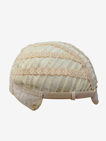 グラデーションブロンドのショートストレートヘアサイドパート合成ウィッグ女性用 2025