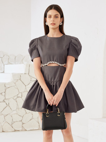 大容量スクエア型ブラックハンドバッグ女性用 2026