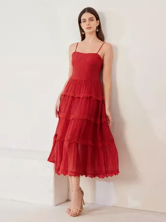 open lace back dress Womens Red Long Sleeve Wedding Evening Dresses Elegant Birthday Party Dress  Bodycon Sequin Maxi Dress Beige XS : Amazon.co.uk: Fashion