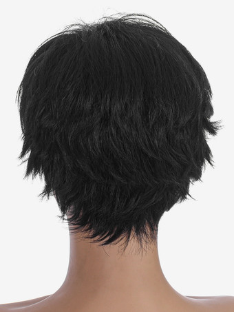 サイドバング付きショートボブ デイリー合成ウィッグ女性用 2025