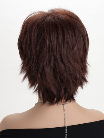 サイドバング付きショートボブ デイリー合成ウィッグ女性用 2025