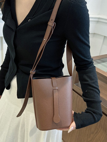 バケットバッグ カジュアル ショルダーバッグ レディース 2026