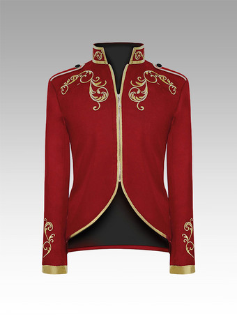 De Estilo Vintage Top Retro Blanco Retro Poliéster Manga Larga Disfraces Retro Hombre