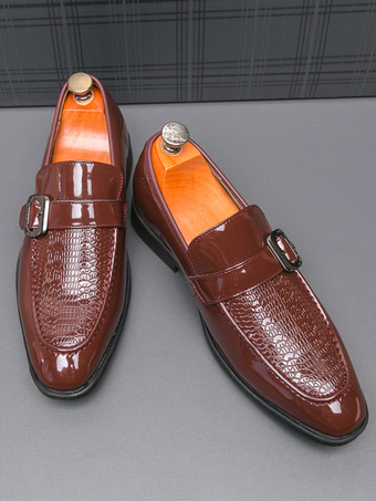 メンズ スリッポン モンクローファー カジュアル ドレスシューズ ブラック ウェディング フォーマル 仕事用 ポインテッドトゥ メンズ タキシードシューズ