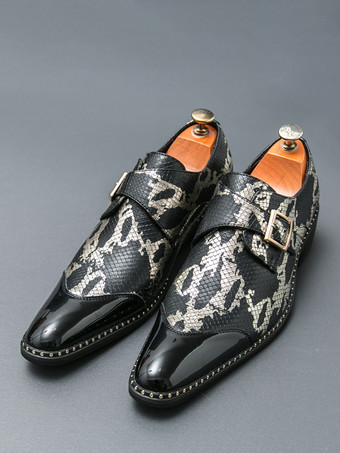 メンズ モンクローファー オックスフォード ドレスシューズ ラグジュアリー パーティー プロム スリッポン フォーマルシューズ