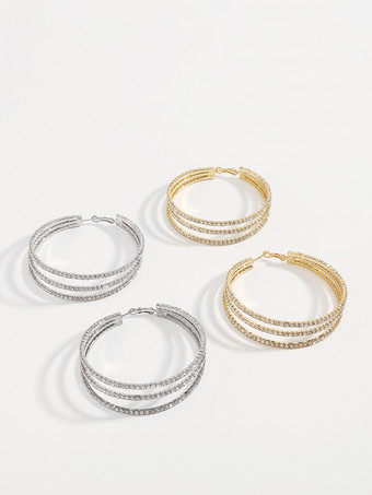 女性のためのレイヤードフープイヤリング 2025