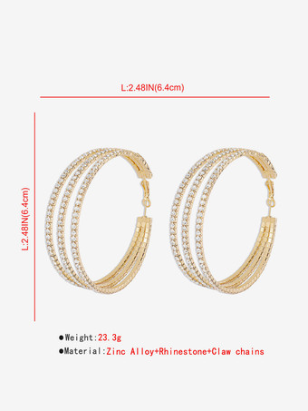 女性のためのレイヤードフープイヤリング 2025