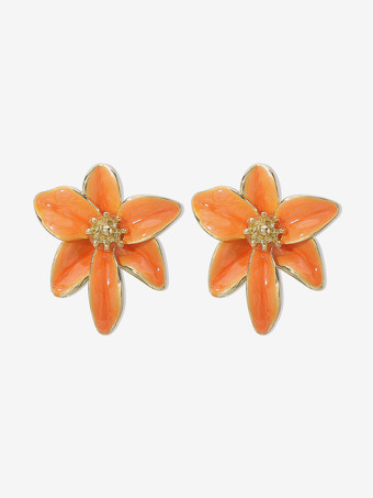 Boucles d'oreilles vintage en émail coloré pour femmes 2025