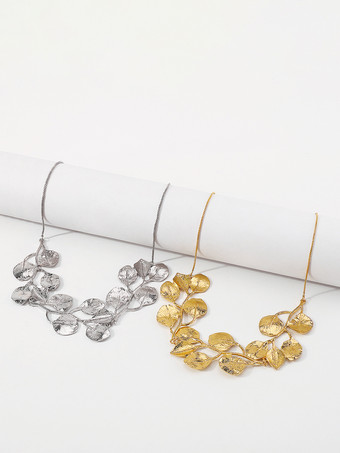 女性のための葉っぱ型ネックレス 2025