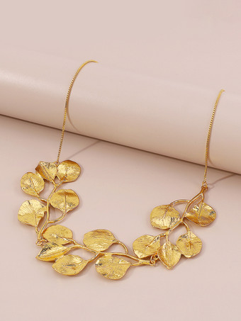 女性のための葉っぱ型ネックレス 2025