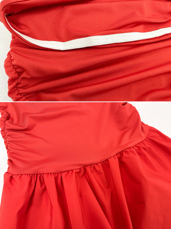 セクシーなチューブドレス、バブルヘムボディコンミニドレス、女性用 2025