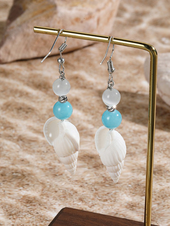 女性のための小さな巻き貝のボヘミアンイヤリング 2025