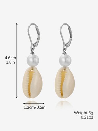 女性のためのボヘミアンシェル型イヤリング 2025