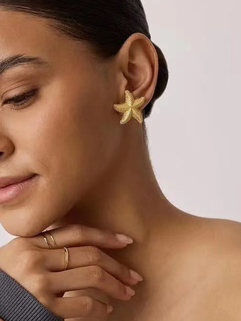 女性用ヒトデ型ビーチイヤリング 2025